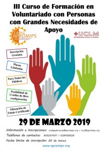 cartel formación voluntariado 2019
